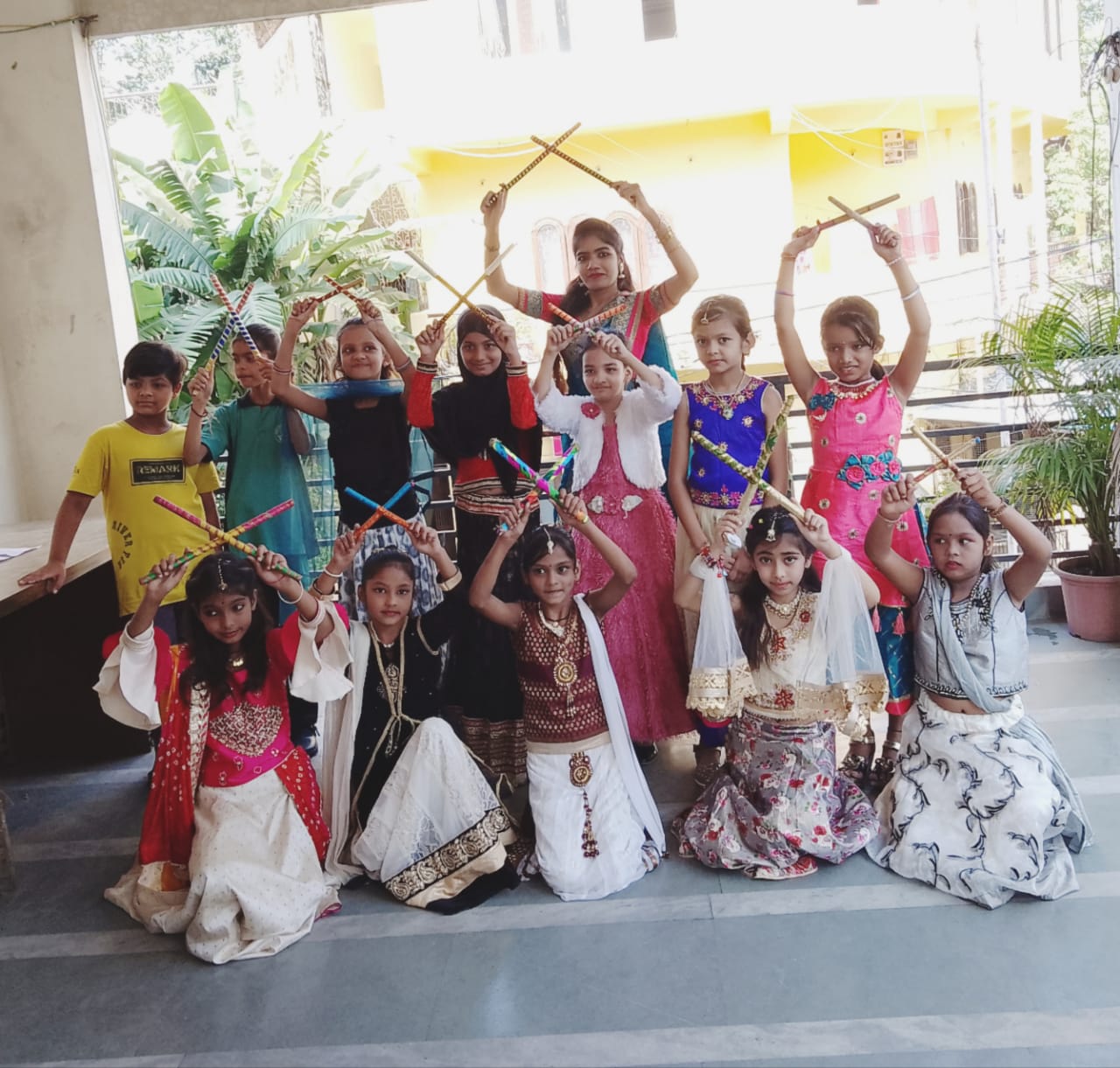 DANDIYA CELEBRATION BY STUDENTS